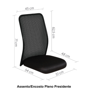 Assento/Encosto Pleno