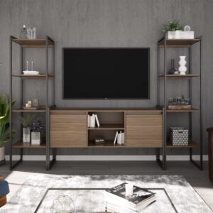 Rack TV com Estante Industriale